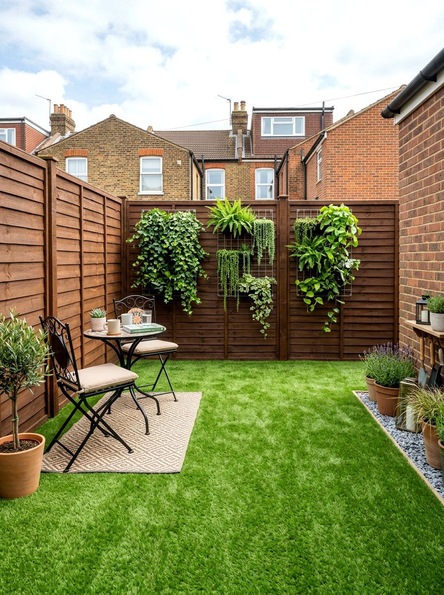 Small backyard turf layout - 30 artificial turf backyard ideas