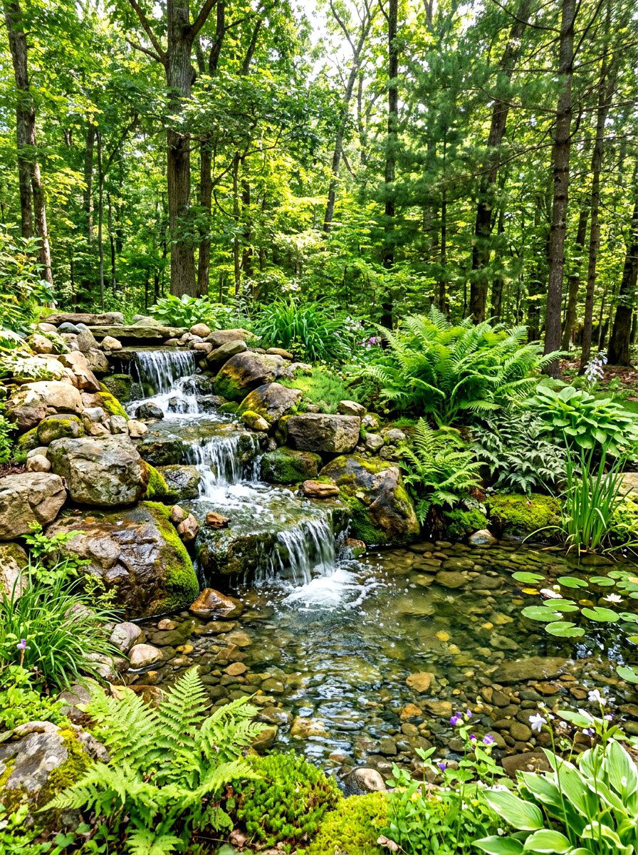 Small backyard waterfall pond - 30 small pond ideas