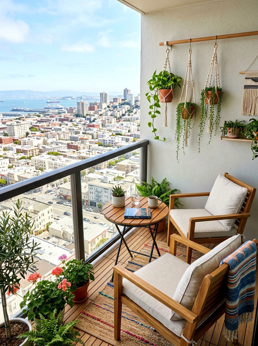 Small balcony California casual - 30 California casual patio lounge ideas