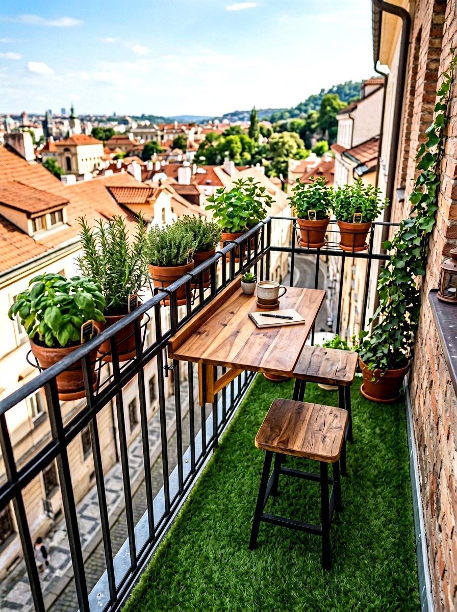 Small balcony furniture - 30 patio furniture ideas