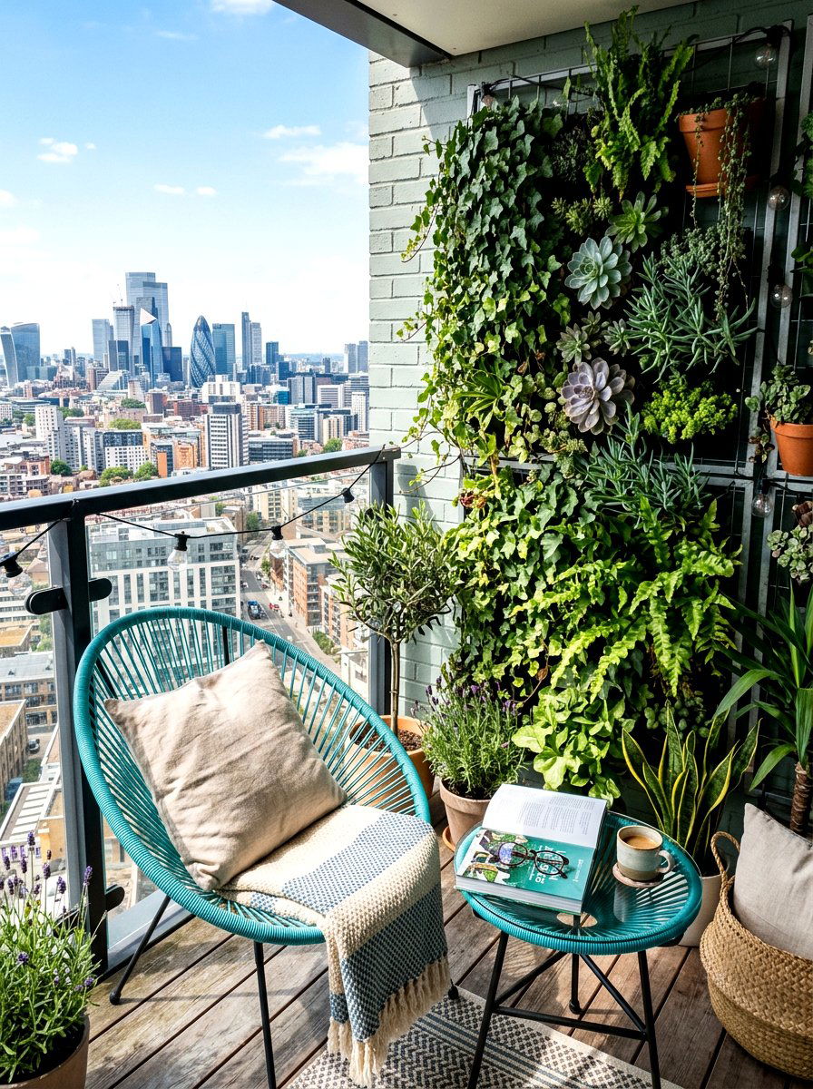 Small balcony nook - 30 outdoor reading garden ideas
