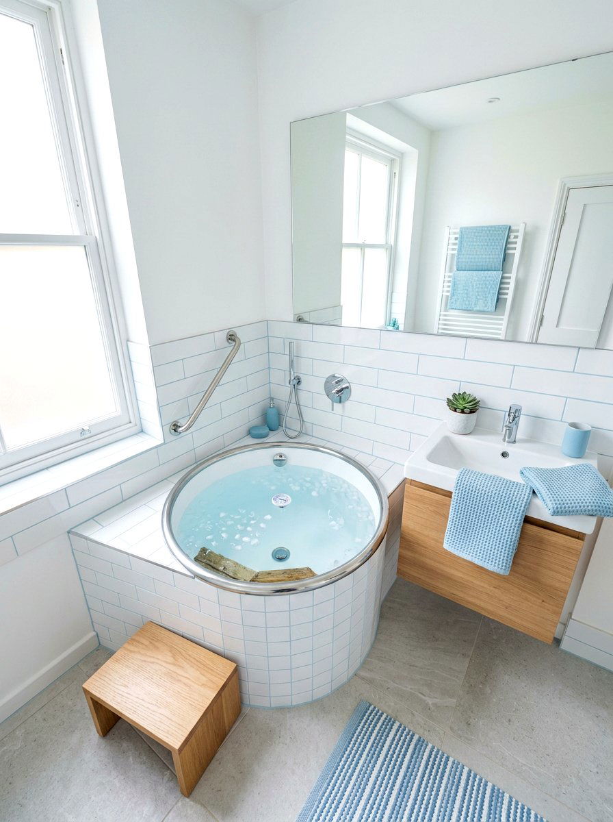 Small bathroom cold plunge - 30 contrast therapy bathroom ideas