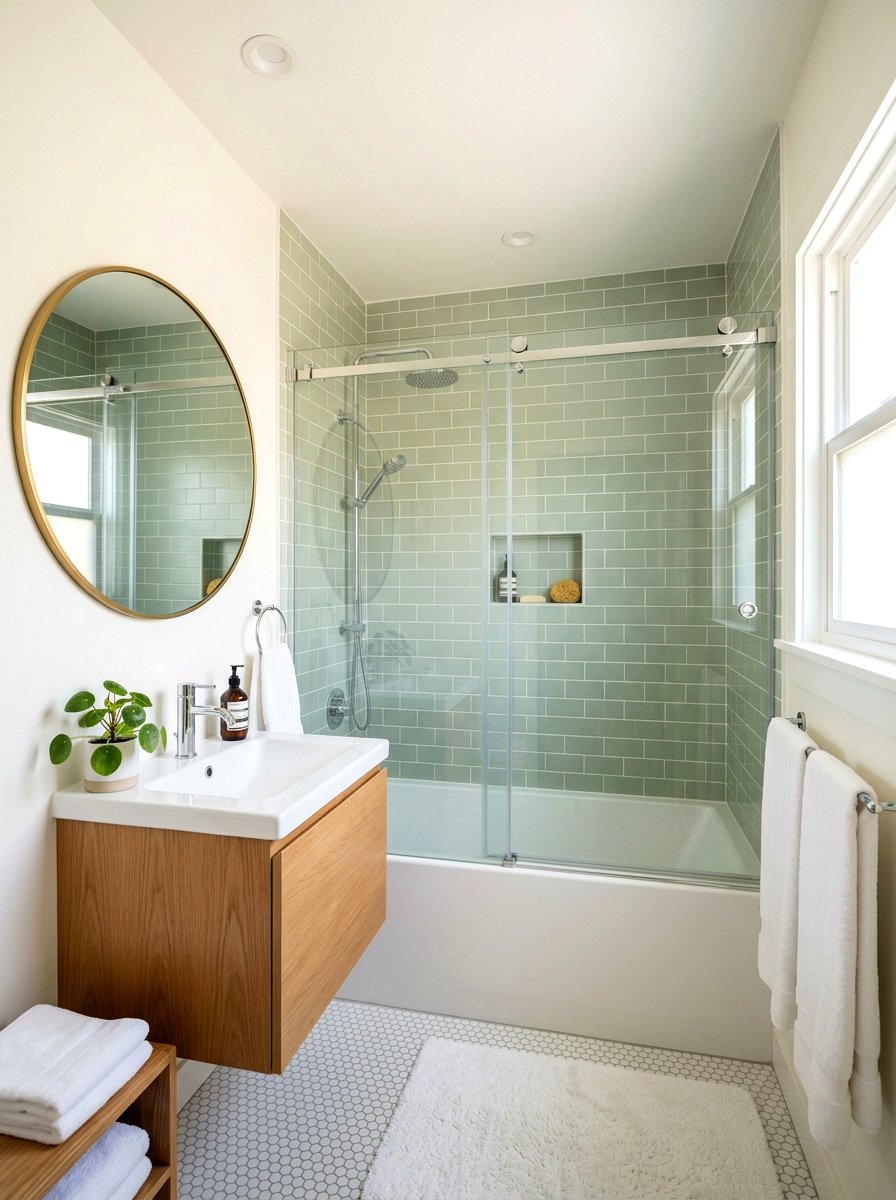 Small bathroom tub shower - 30 tub shower combo ideas