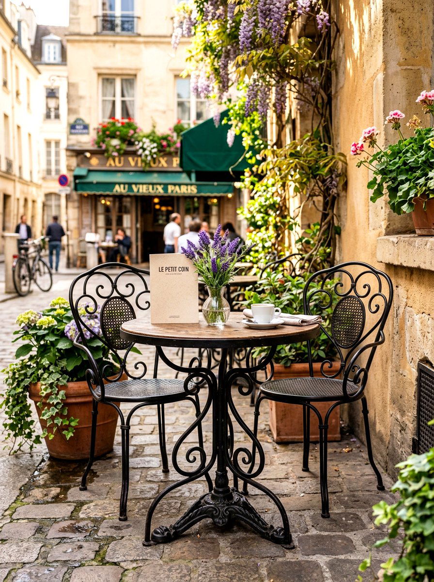 Small bistro table - 30 porch corner decor ideas