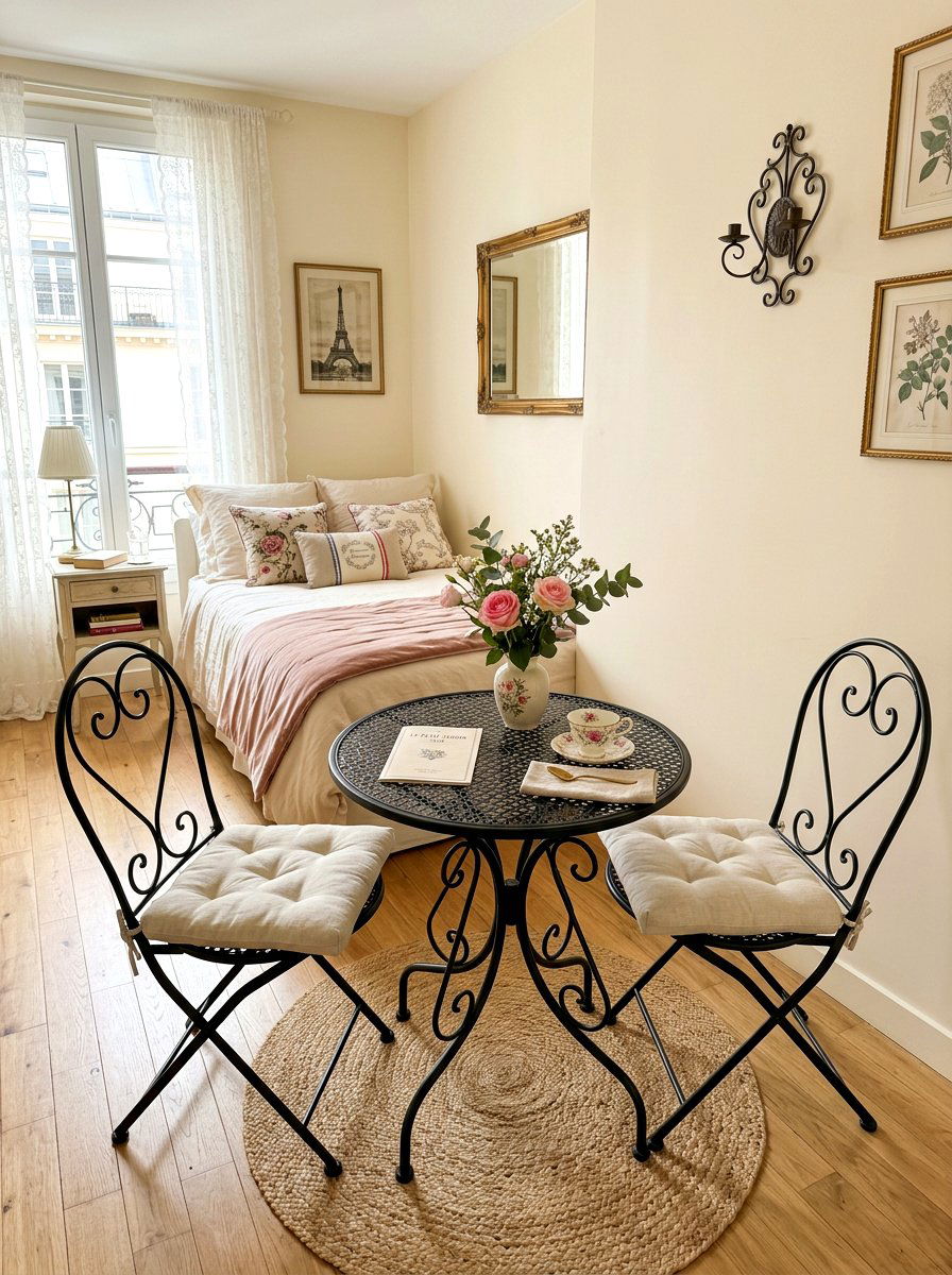 Small corner bistro set - 30 bedroom breakfast nook ideas