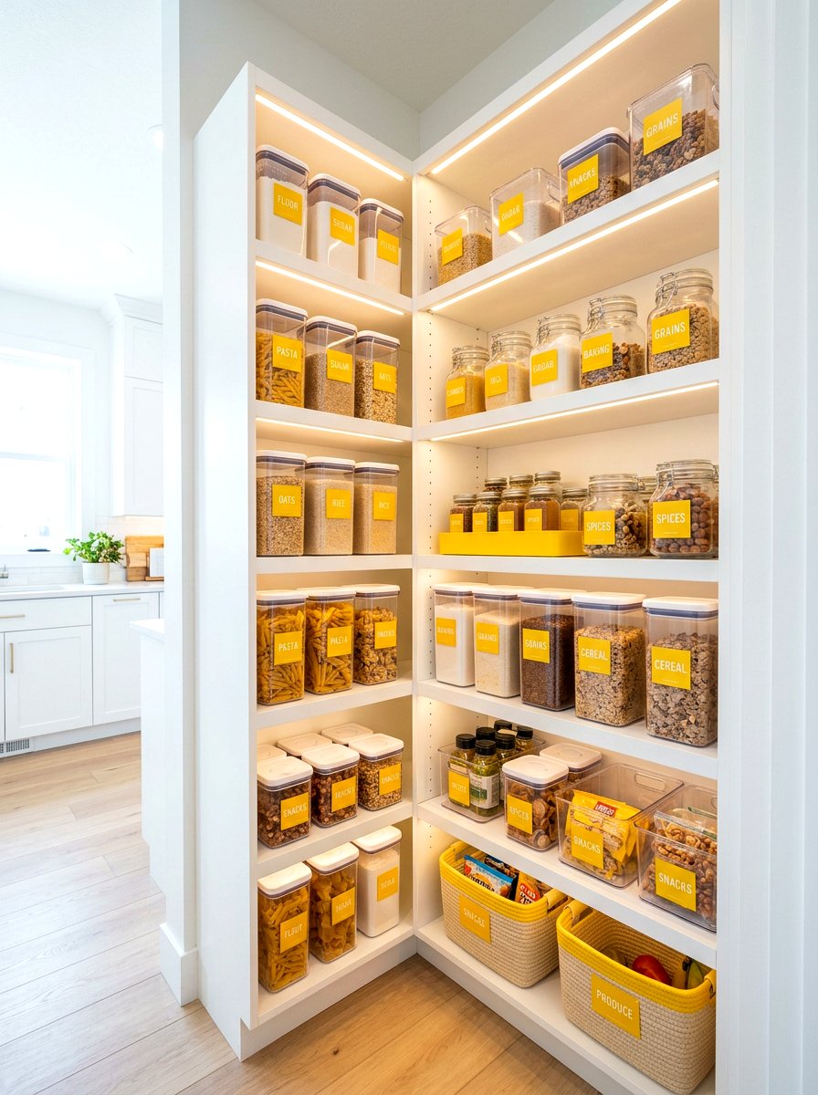 Small corner pantry organization - 30 corner pantry shelving ideas