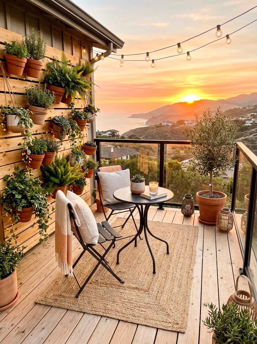 Small deck decor - 30 sunset deck decor ideas
