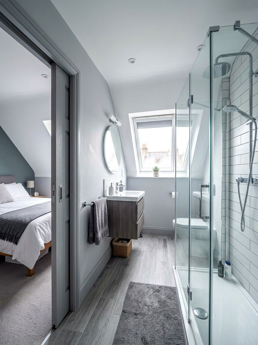 Small ensuite attic bathroom - 30 attic bathroom ideas