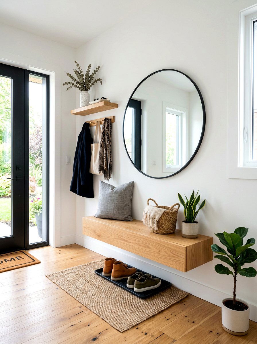 Small entryway mudroom nook - 30 designer mudroom ideas