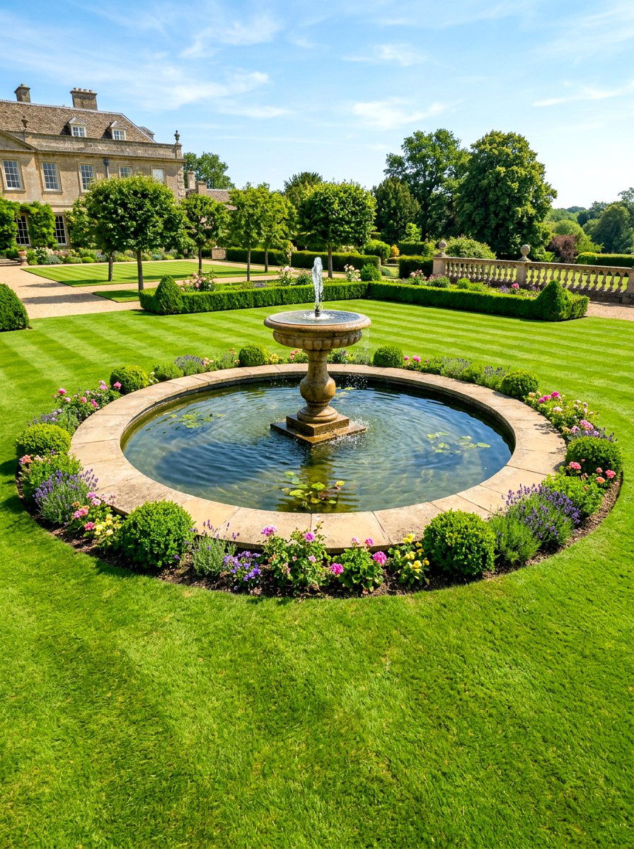 Small formal geometric pond - 30 small pond ideas