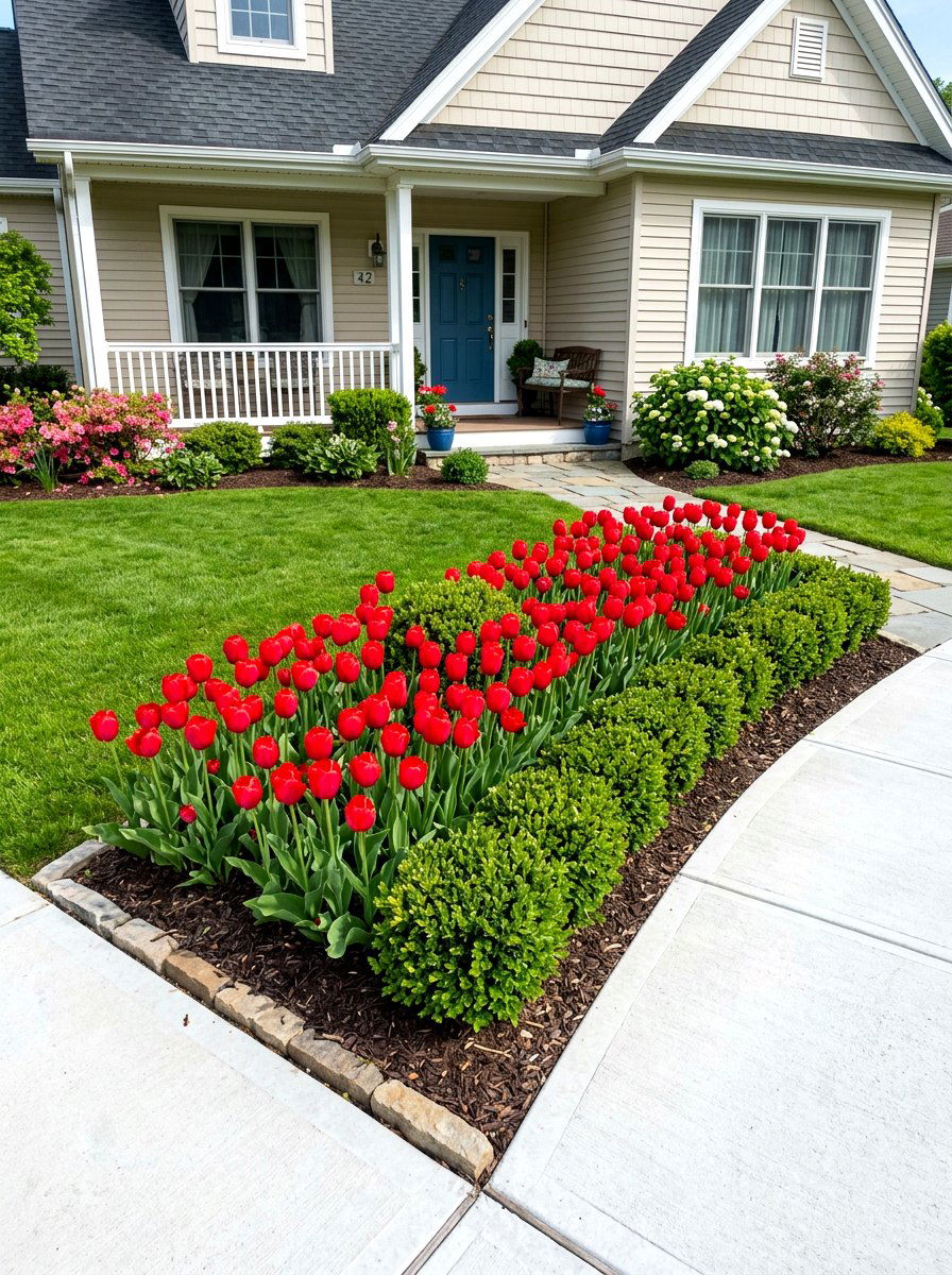 Small front yard corner garden - 30 corner flower bed ideas