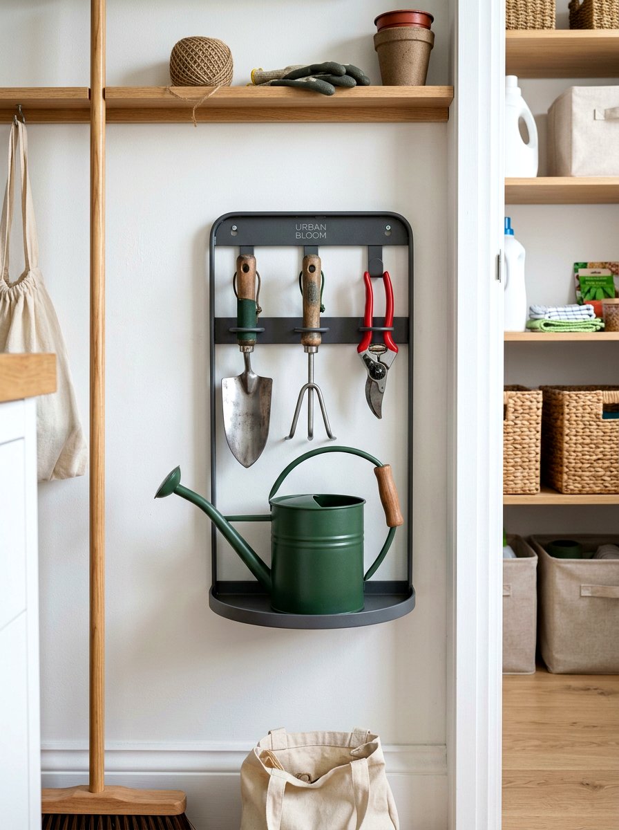 Small garden tool organizer - 30 garden tool wall ideas