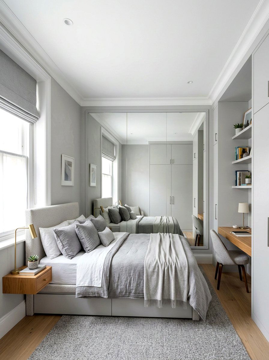 Small gray bedroom - 30 gray bedroom ideas
