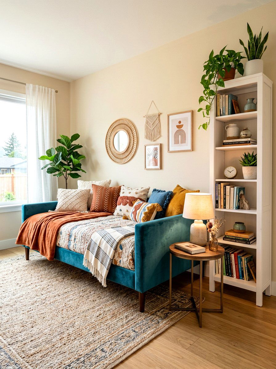 Small guest room daybed layout - 30 small room layout ideas