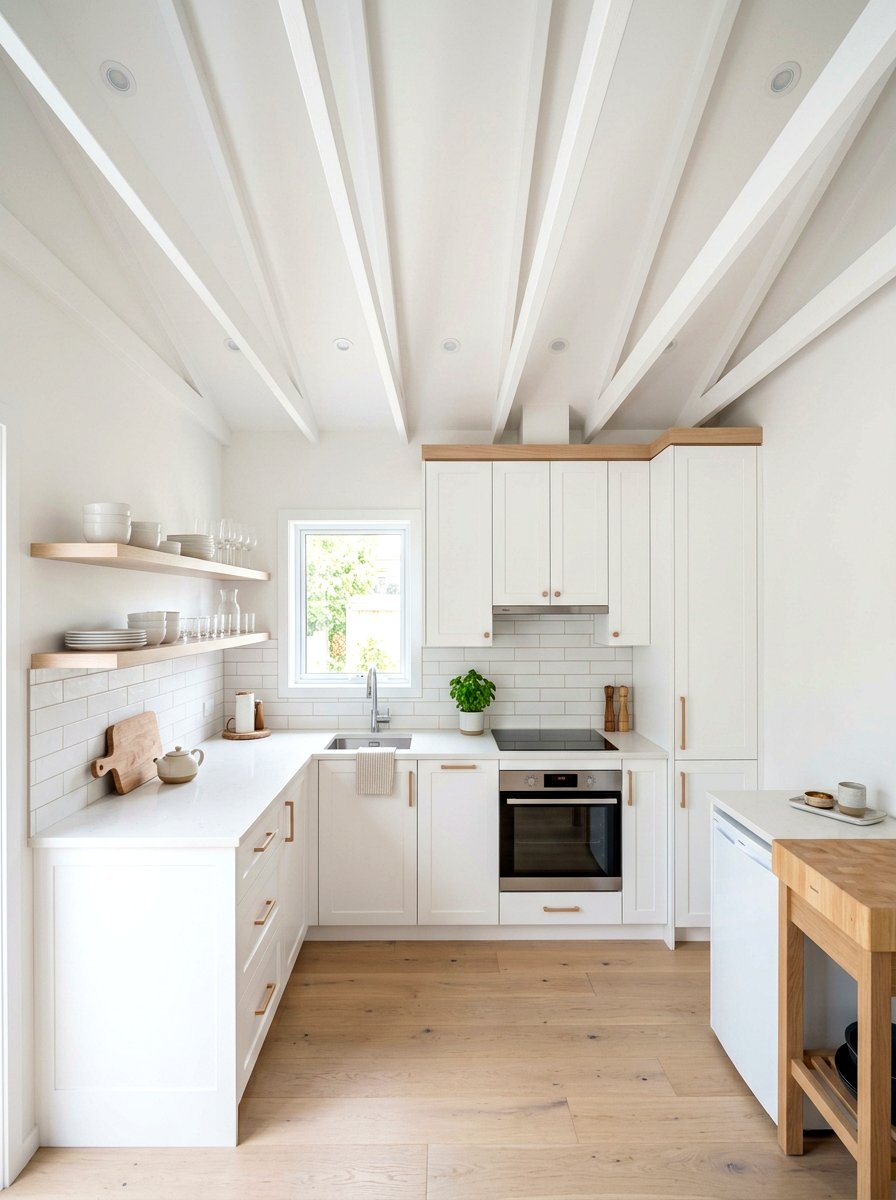 Small kitchen ceiling beams - 30 kitchen ceiling beam ideas