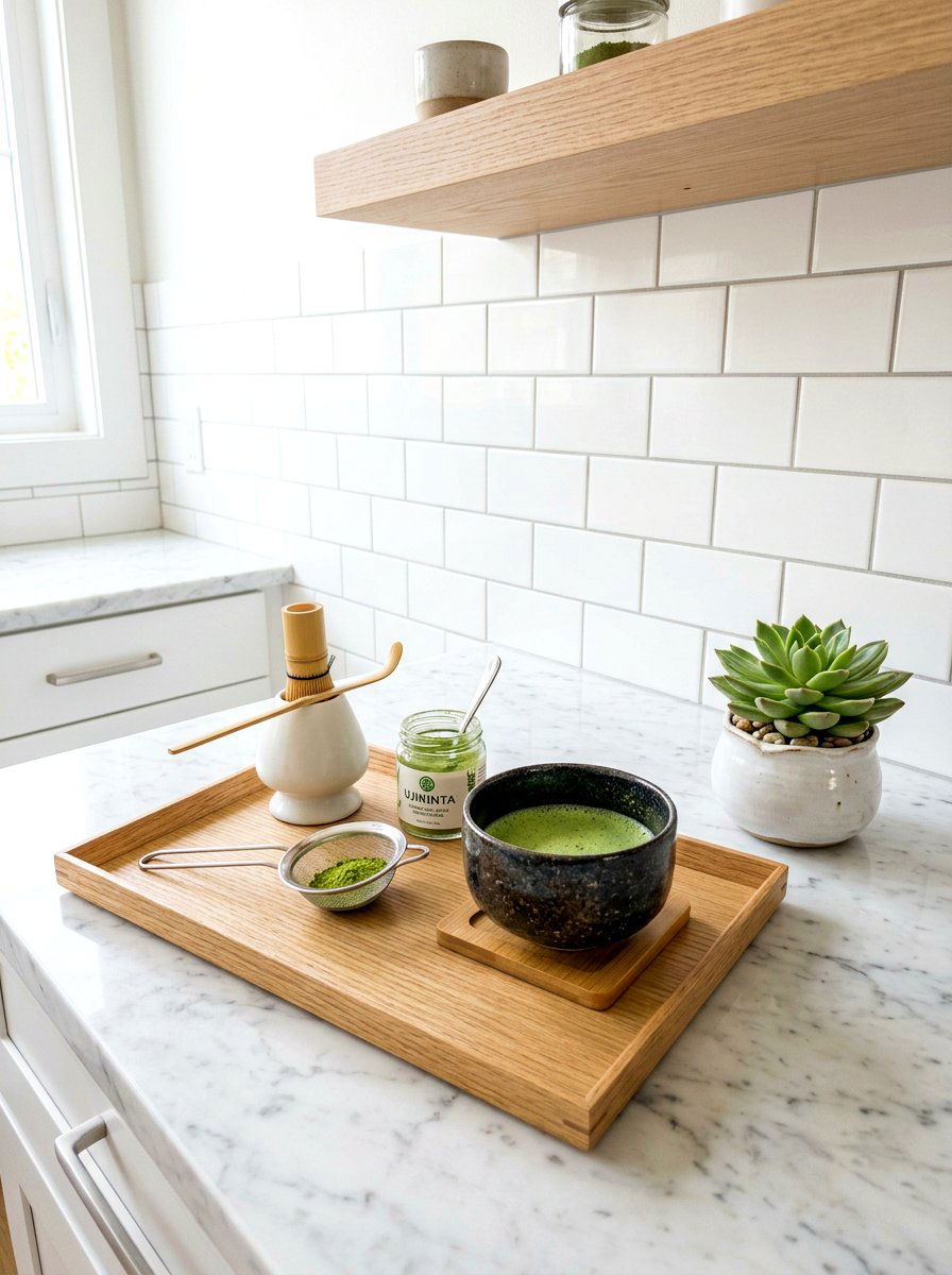 Small kitchen matcha nook - 30 matcha station ideas