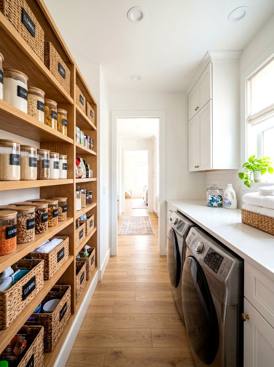 Small laundry room pantry walkthrough - 30 laundry room pantry combo ideas