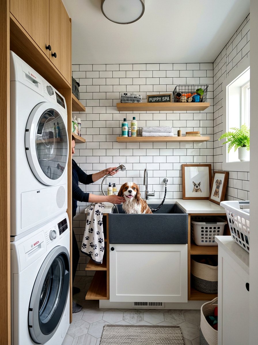 Small laundry room pet wash - 30 pet washing station laundry ideas