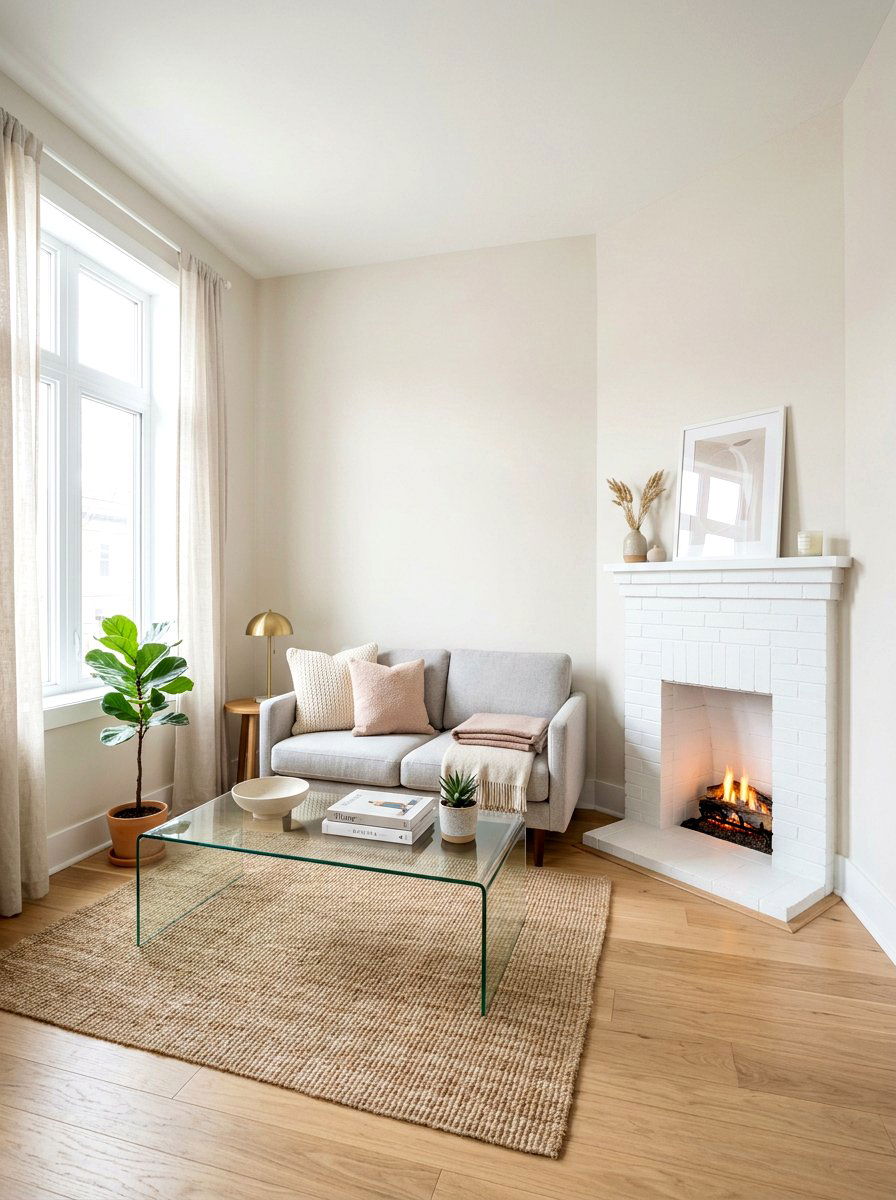 Small living room off center fireplace layout - 30 off center fireplace ideas