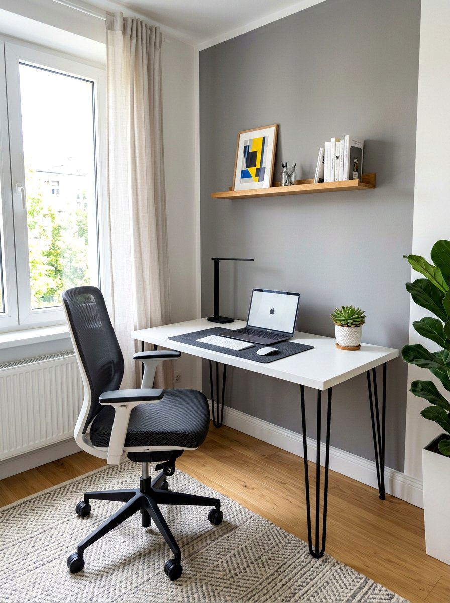 Small minimalist home office - 30 viral home office ideas