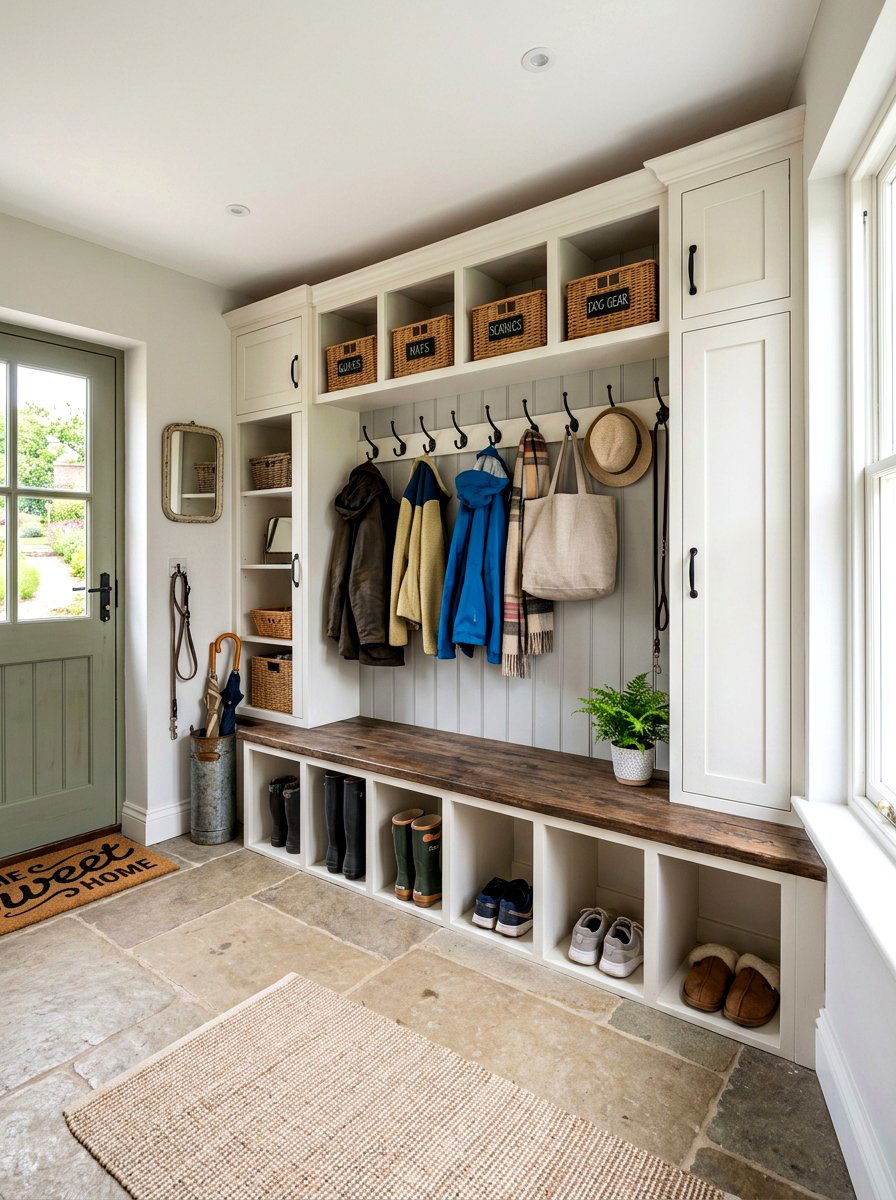Small mudroom storage layout - 30 small room layout ideas