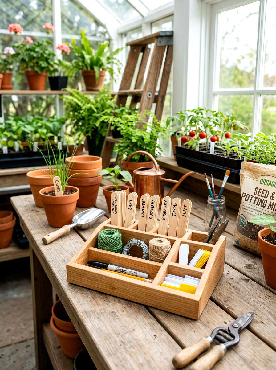 Small organizer - 30 greenhouse storage ideas