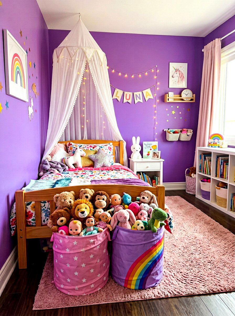 Small pop up hamper - 30 under bed toy storage ideas