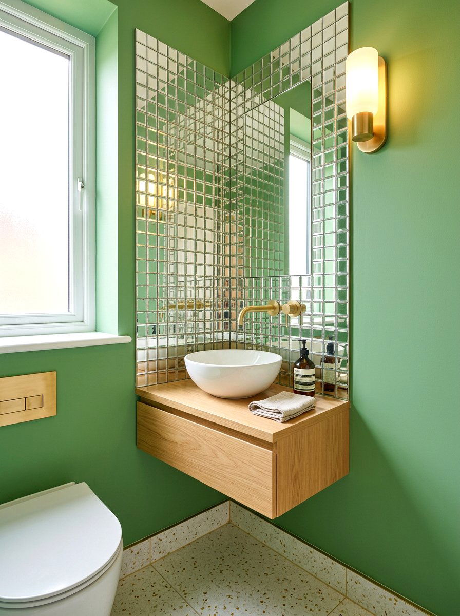 Small powder room vessel sink - 30 vessel sink powder room ideas