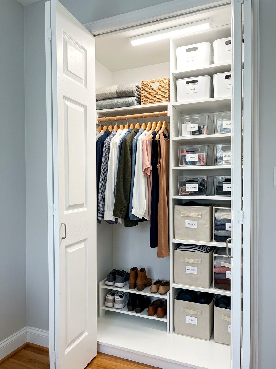 Small reach in storage - 30 kids closet system ideas