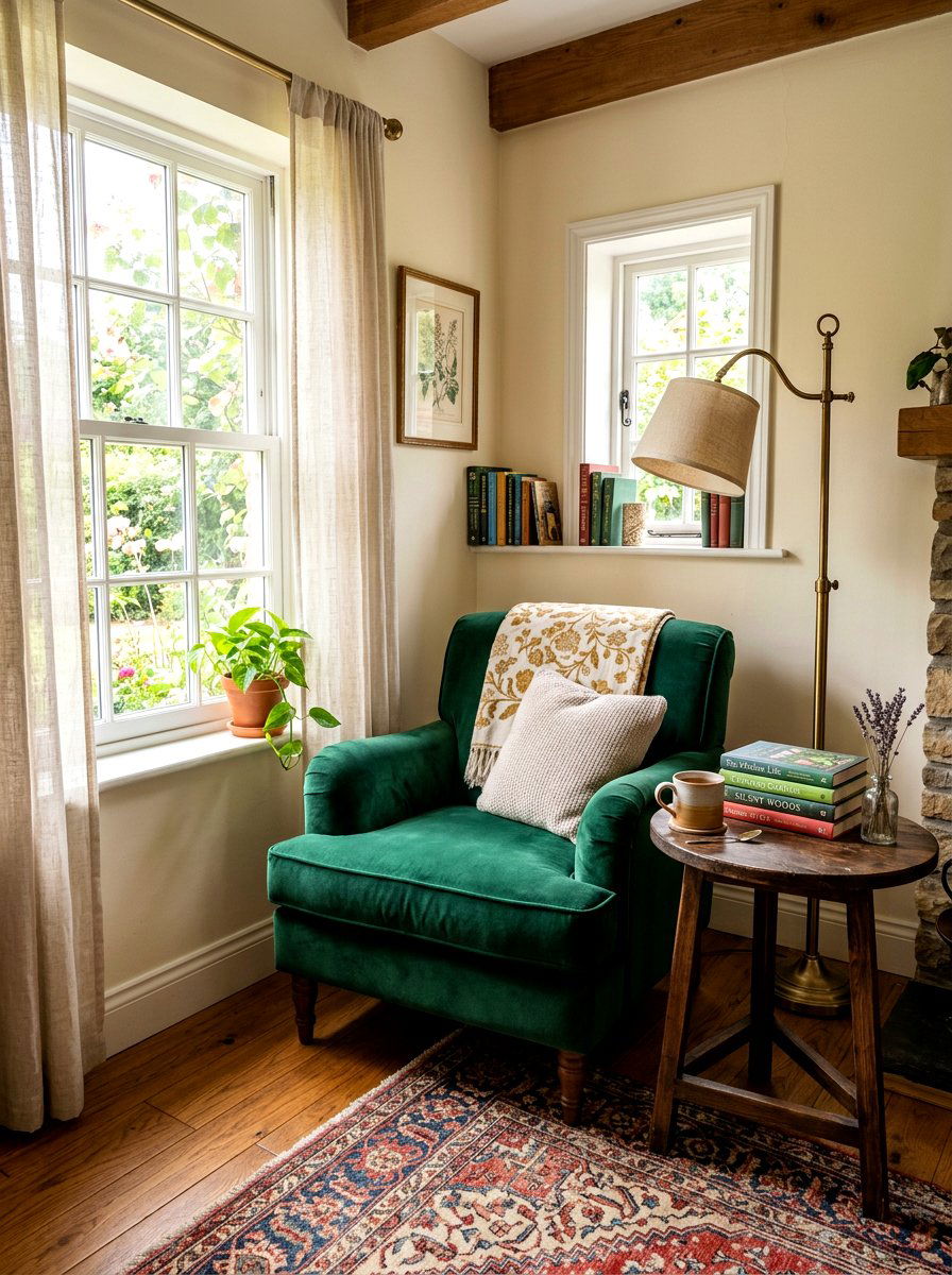 Small reading nook layout - 30 small room layout ideas
