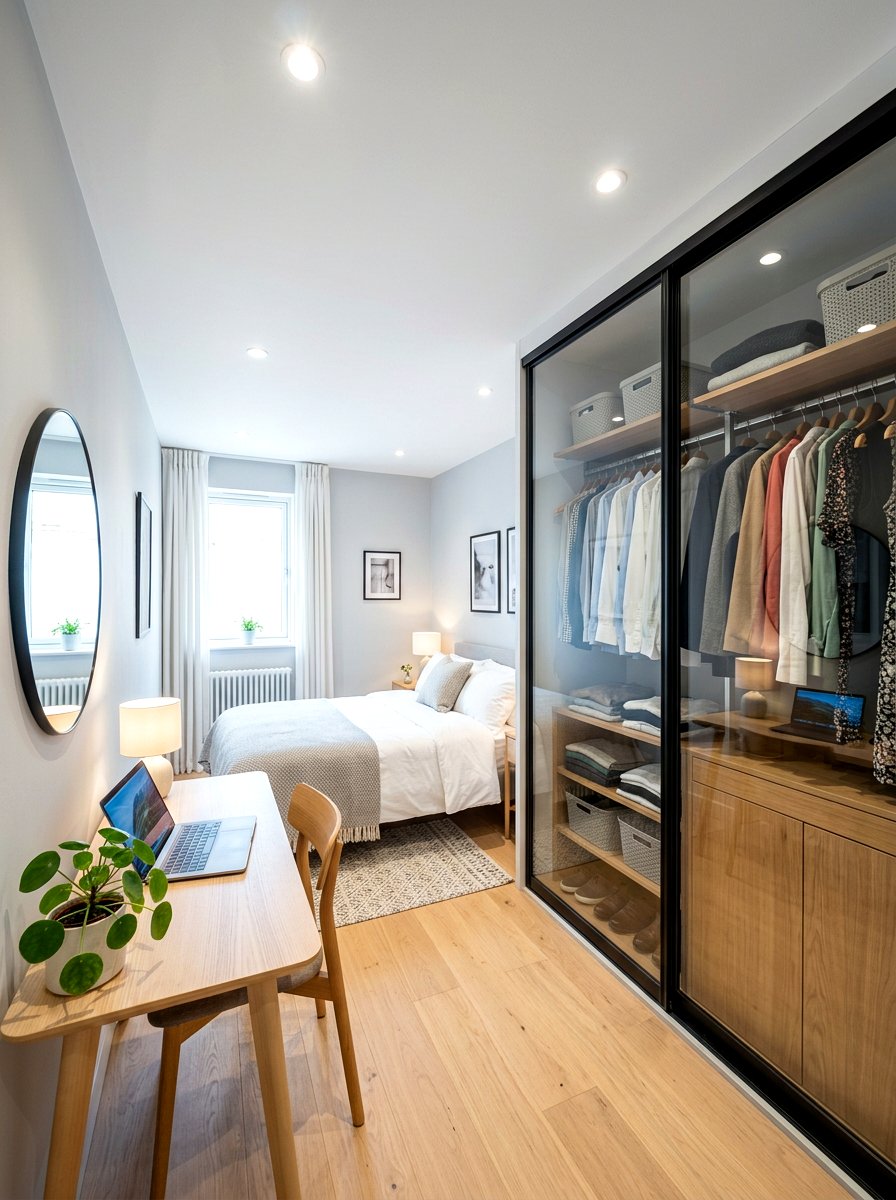 Small room glass closet - 30 glass front closet ideas