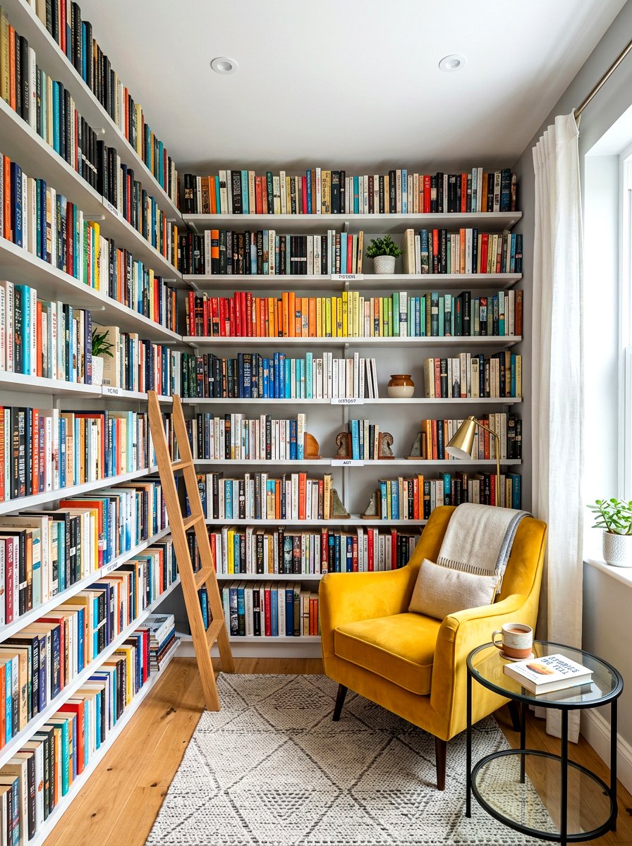 Small room library - 30 home library ideas