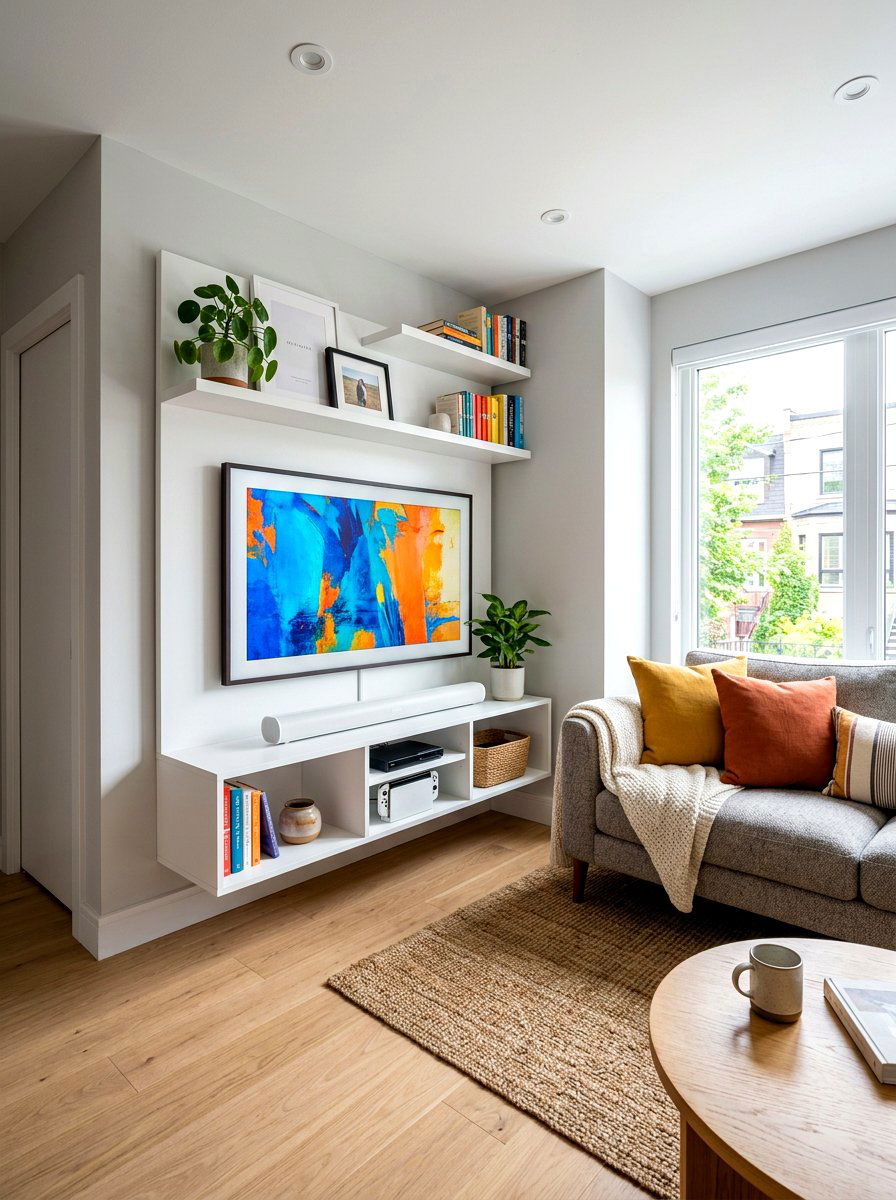 Small room media wall - 30 media wall ideas