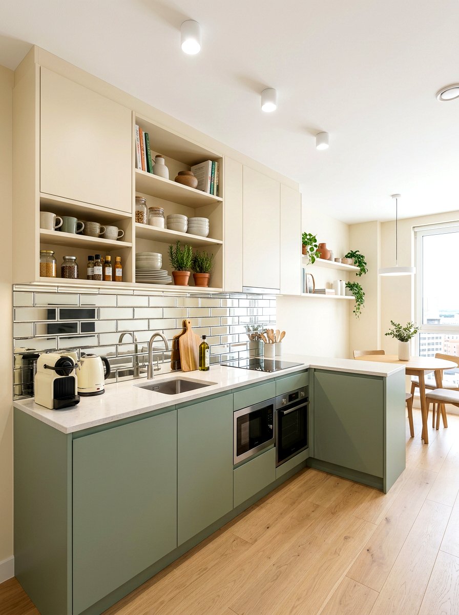 Small sage and cream kitchen layout - 30 cream and sage kitchen ideas