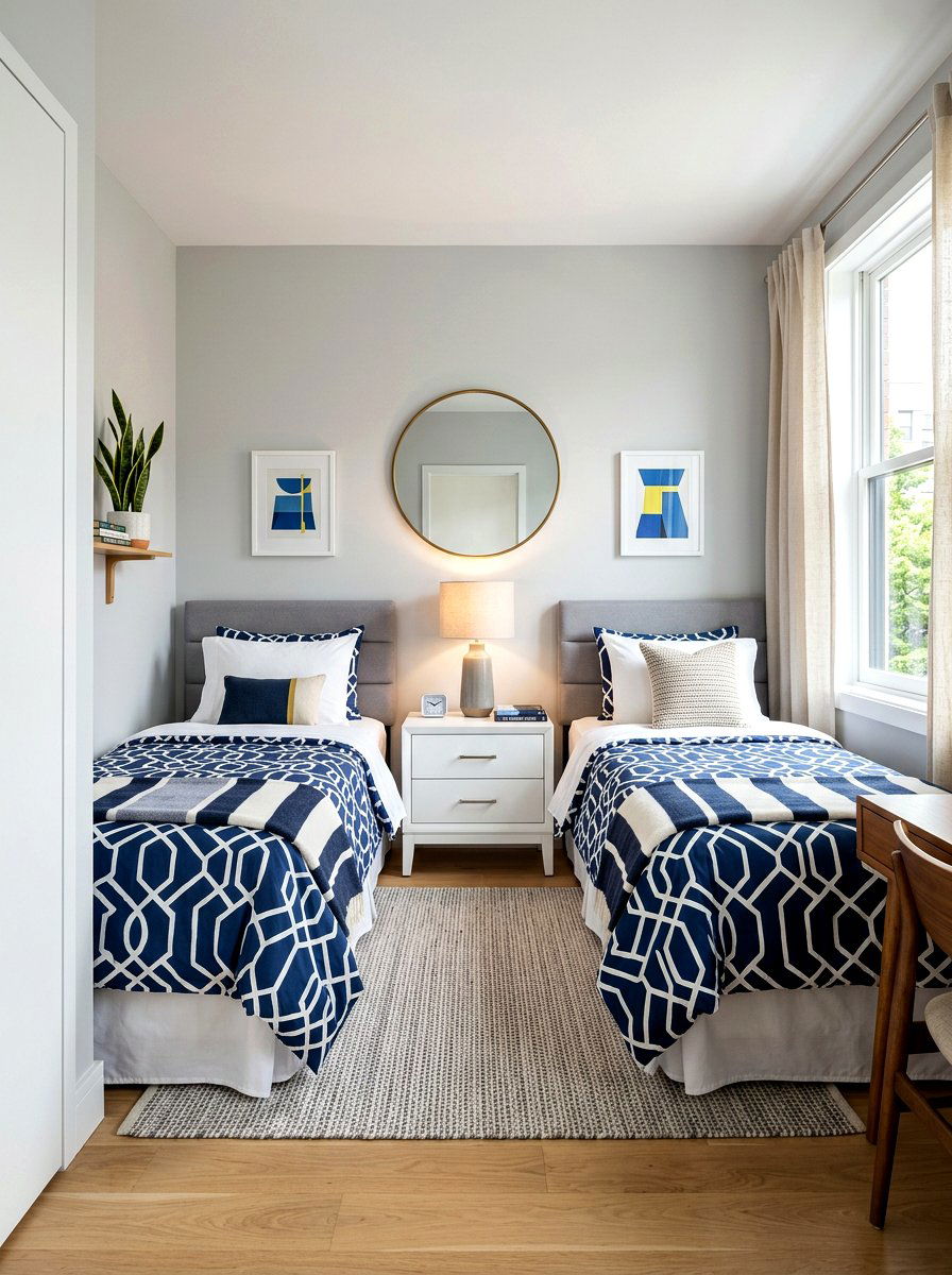Small shared bedroom layout - 30 small room layout ideas