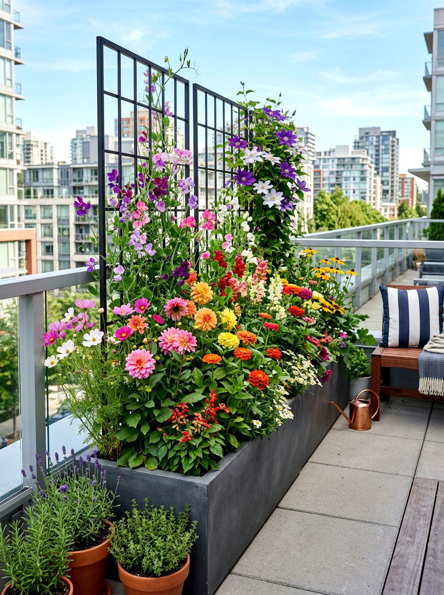 Small space cutting garden - 30 cut flower garden ideas