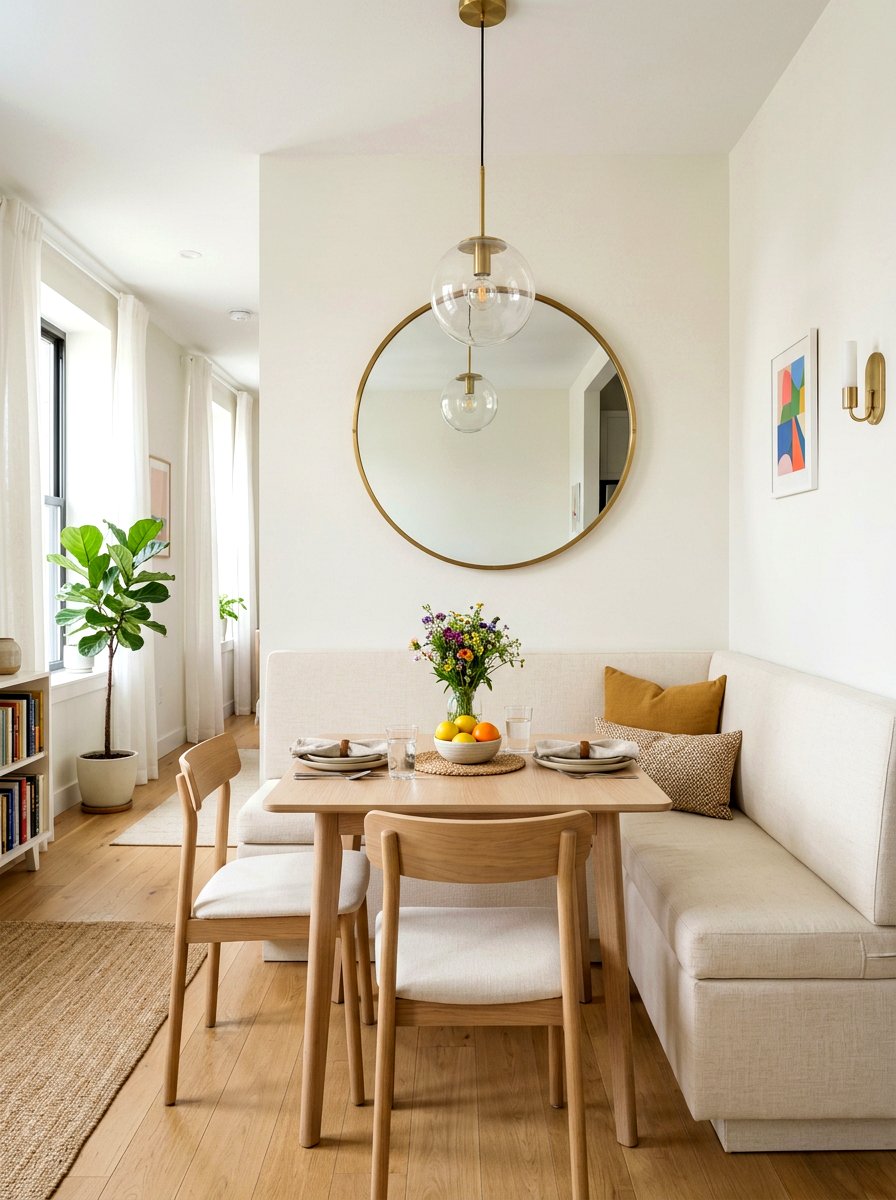 Small space dining bench - 30 built in dining bench ideas