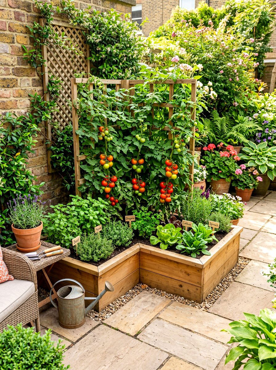 Small space kitchen garden - 30 kitchen garden backyard ideas