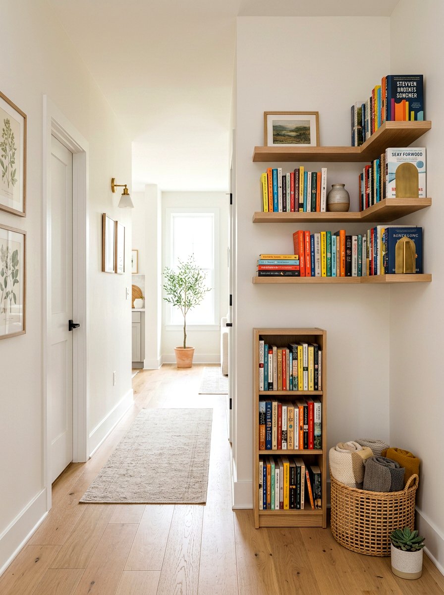 Small space library shelving - 30 cozy library fall ideas