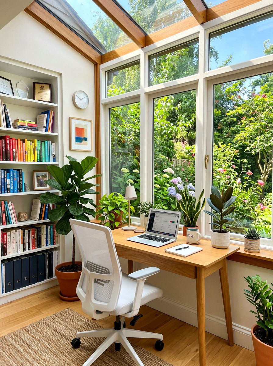 Small sunroom office - 30 four season room ideas