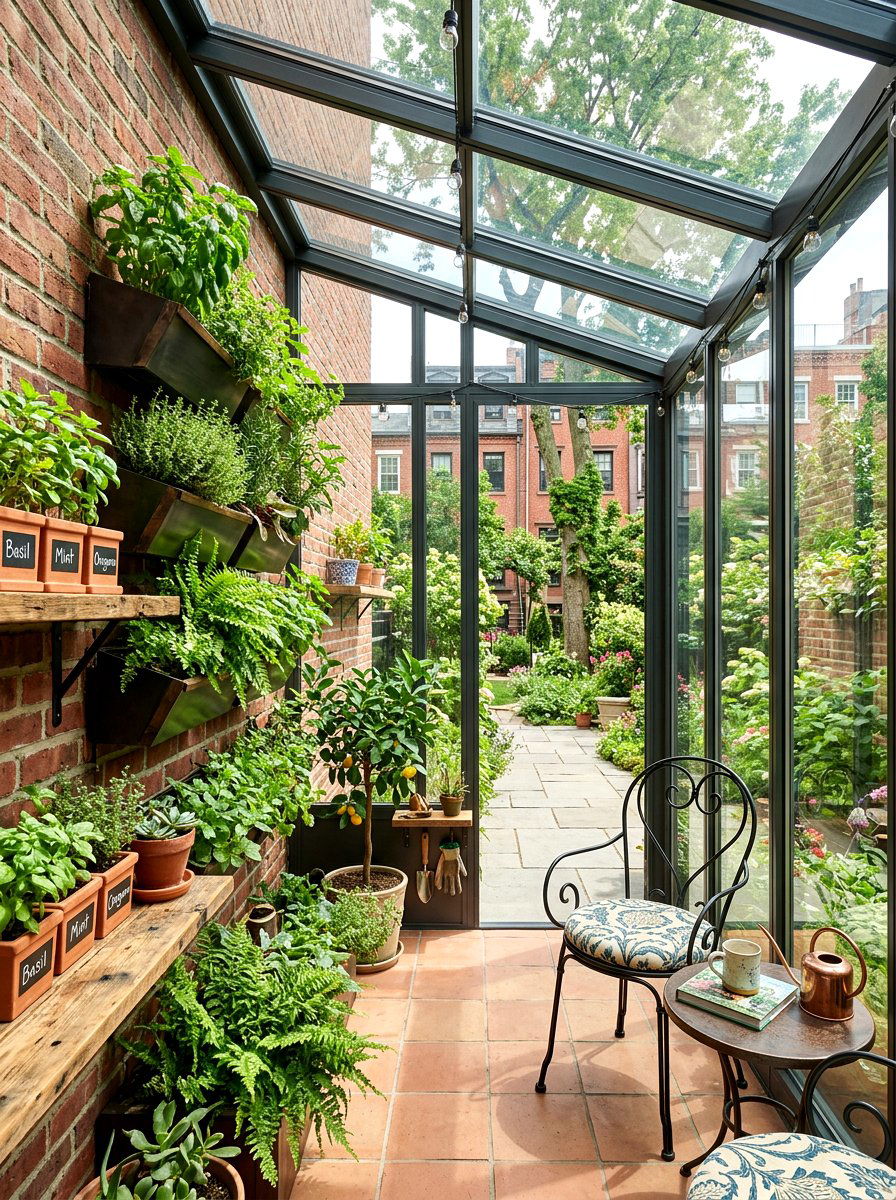 Small urban greenhouse extension - 30 attached greenhouse porch ideas