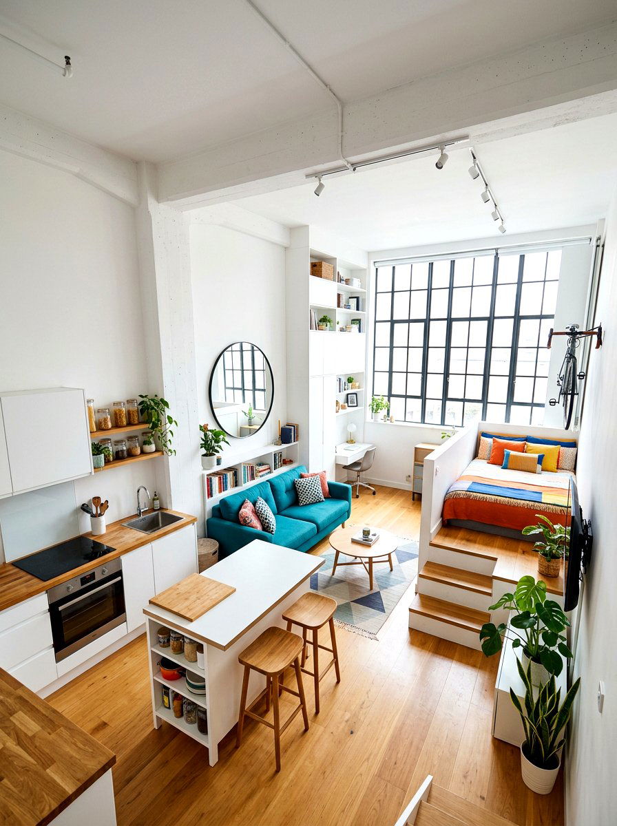 Small urban loft layout - 30 loft apartment ideas