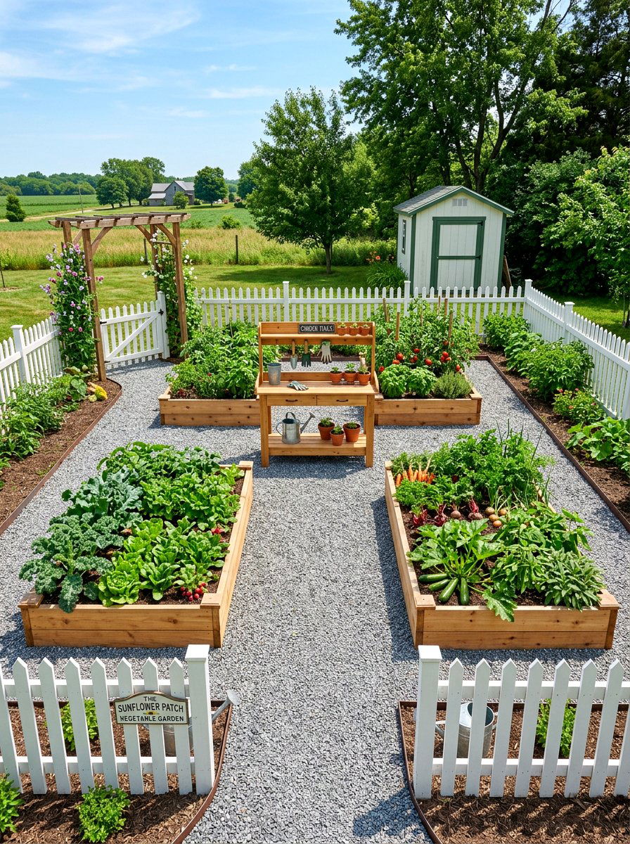 Small vegetable garden - 30 backyard destination ideas