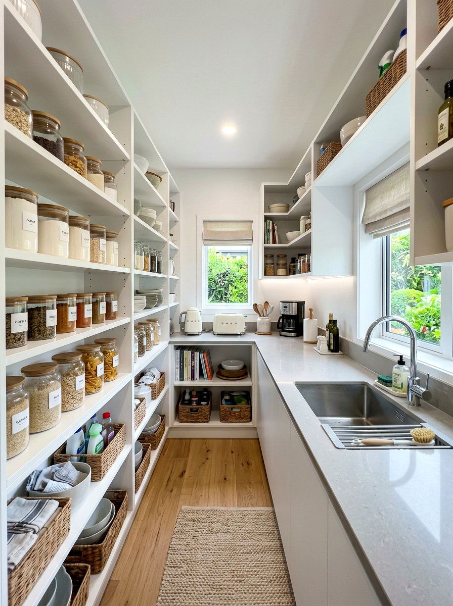 Small walk in scullery - 30 scullery kitchen ideas