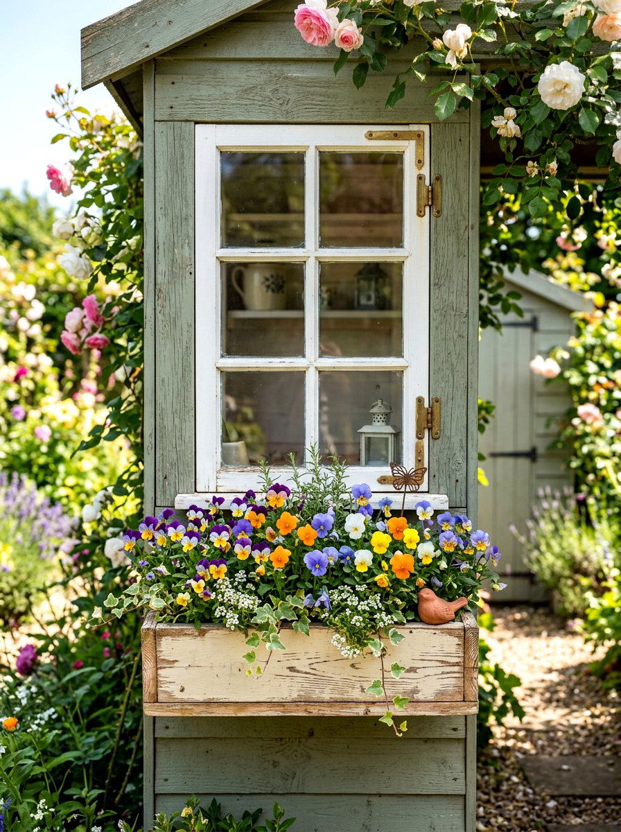 Small window box - 30 window box ideas