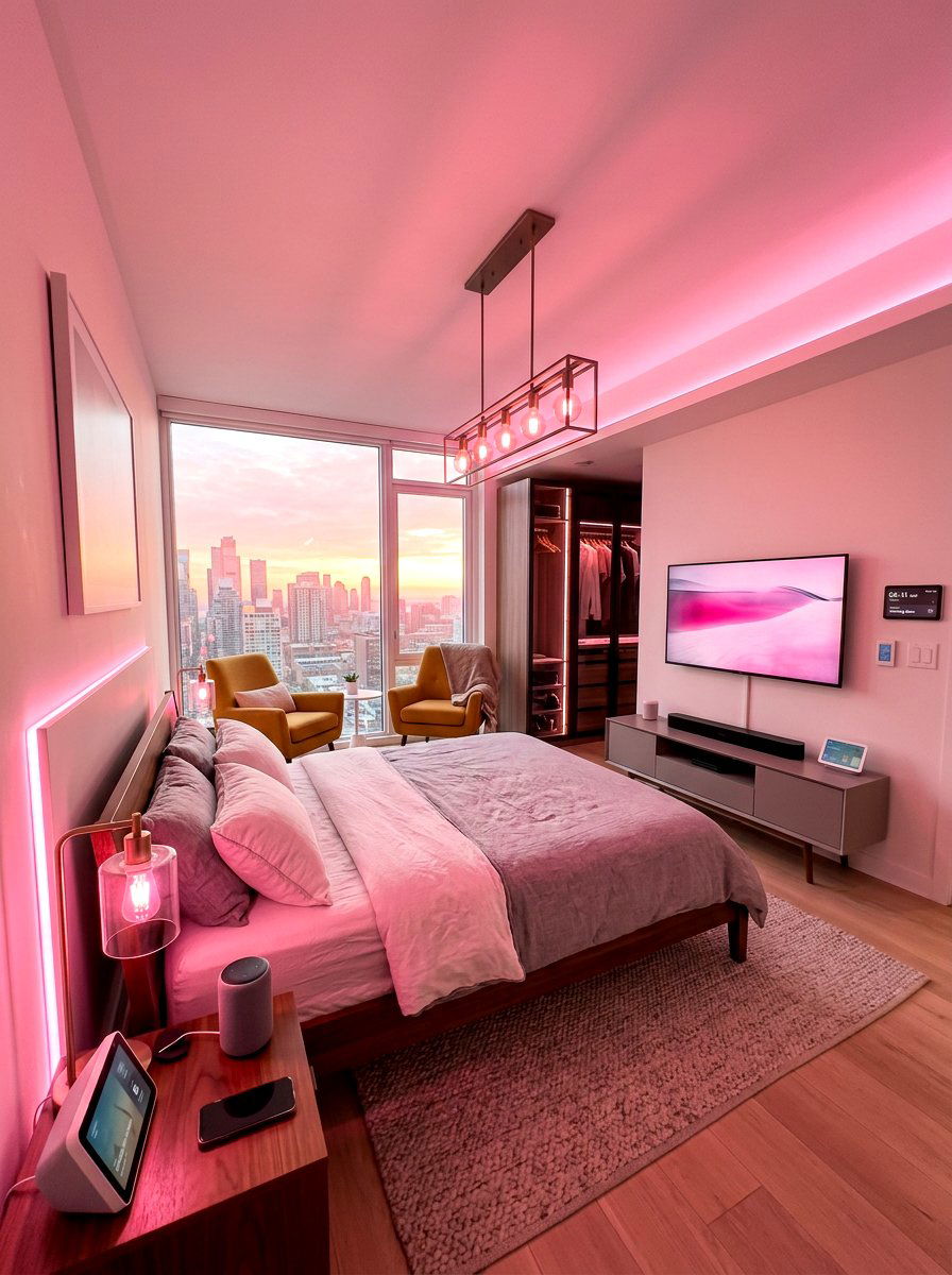 Smart Bulb - 30 bedside lighting ideas