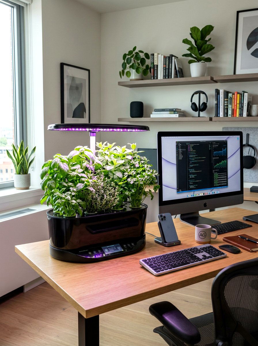 Smart Electric Indoor Garden - 30 indoor herb garden ideas