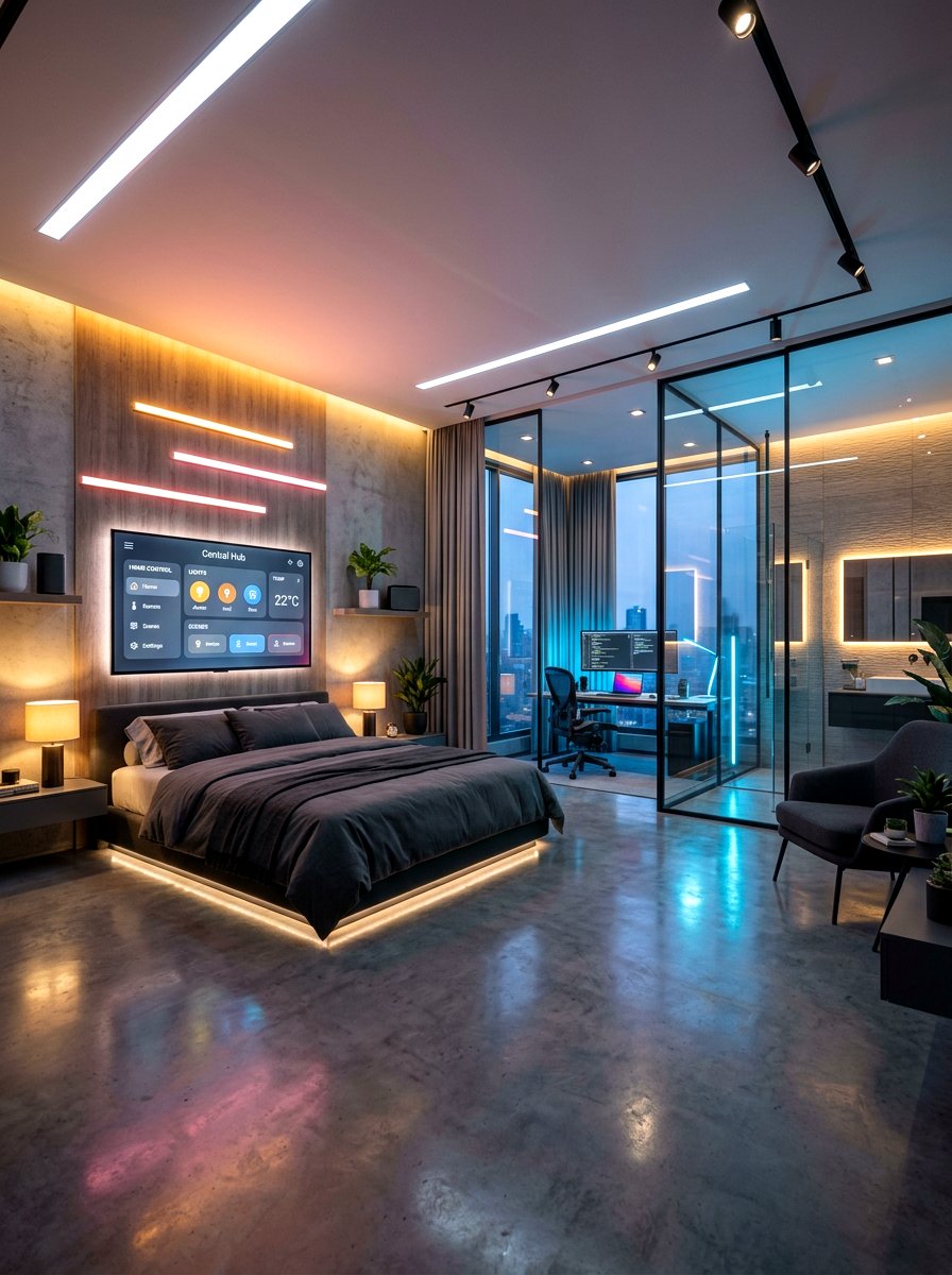 Smart Home Hub Light Schedules - 30 circadian lighting bedroom ideas