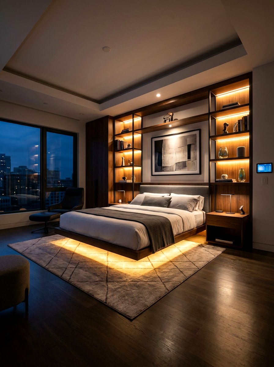 Smart Home Lighting - 30 five star bedroom ideas