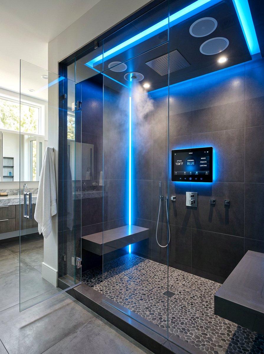 Smart Home Steam Shower - 30 steam shower bathroom ideas